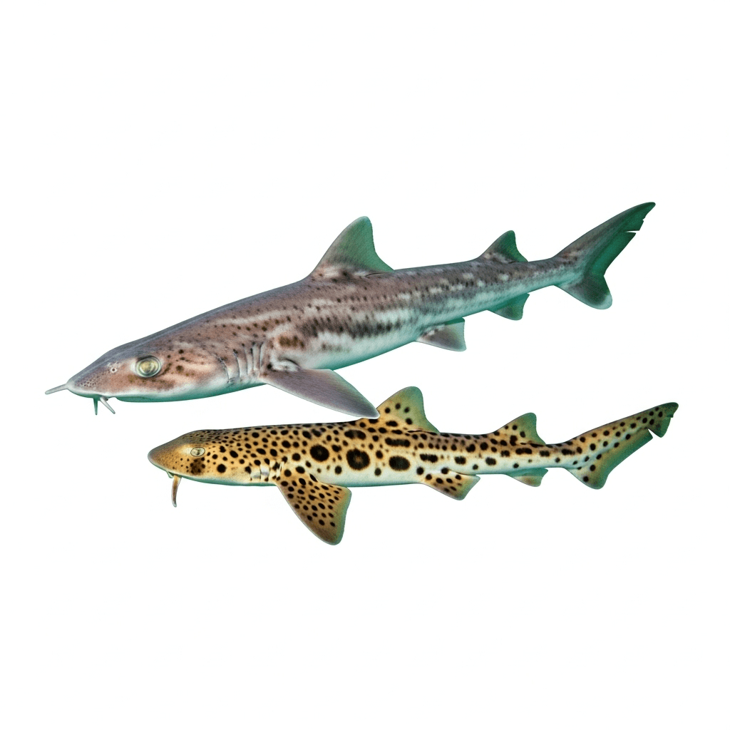 CHIEN DE MER ET PETITE ROUSSETTE